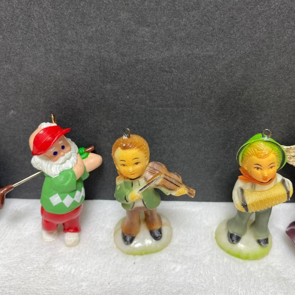 VTG Christmas Ornaments Lot 8‎ Figurines